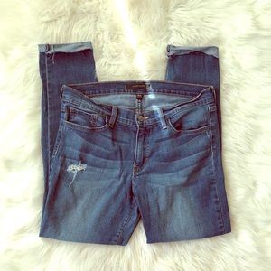 Flying Monkey distressed cuffed skinny jeans